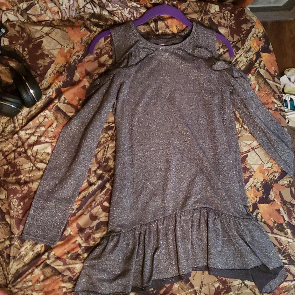 Glitter gray sweater